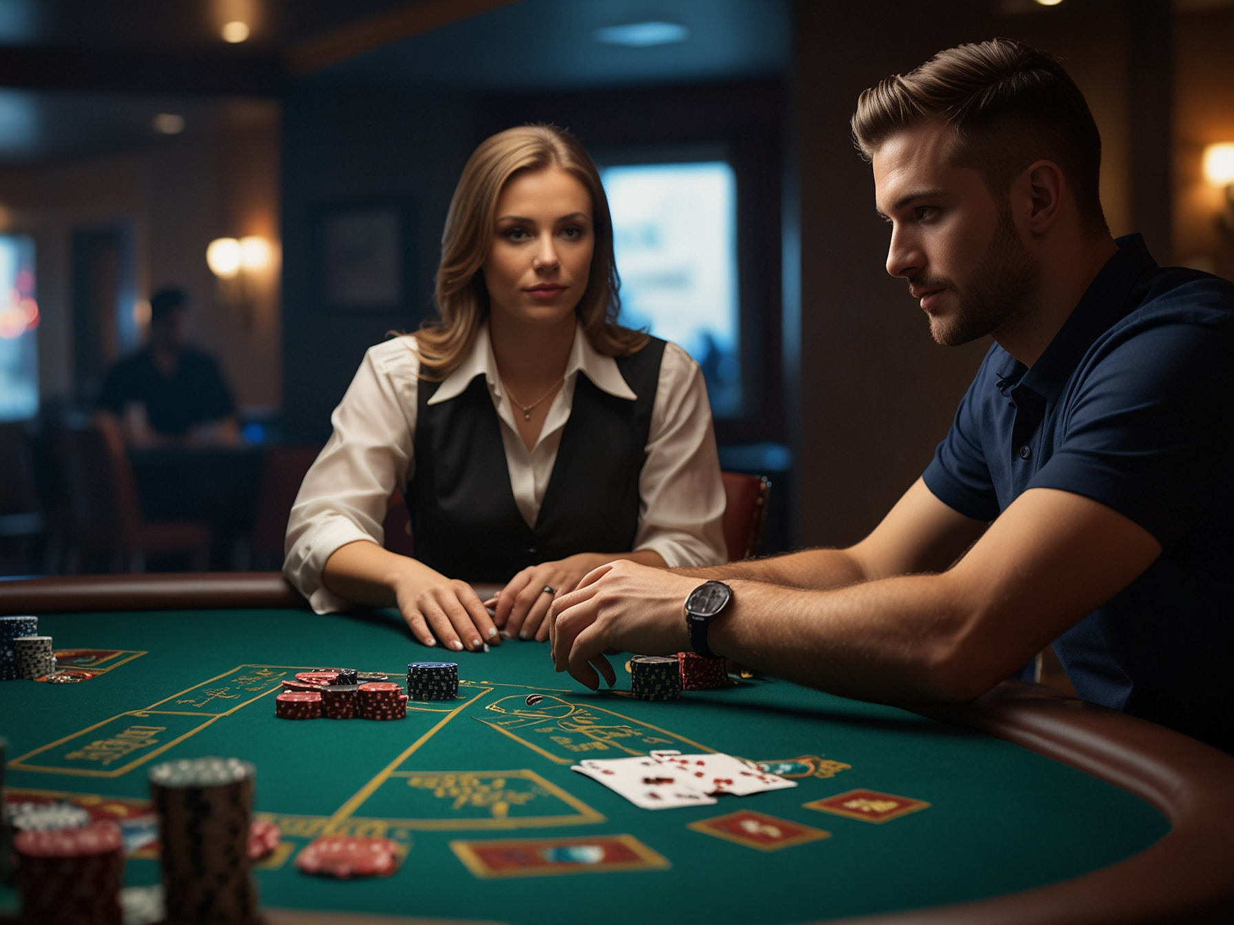 Live casino visual