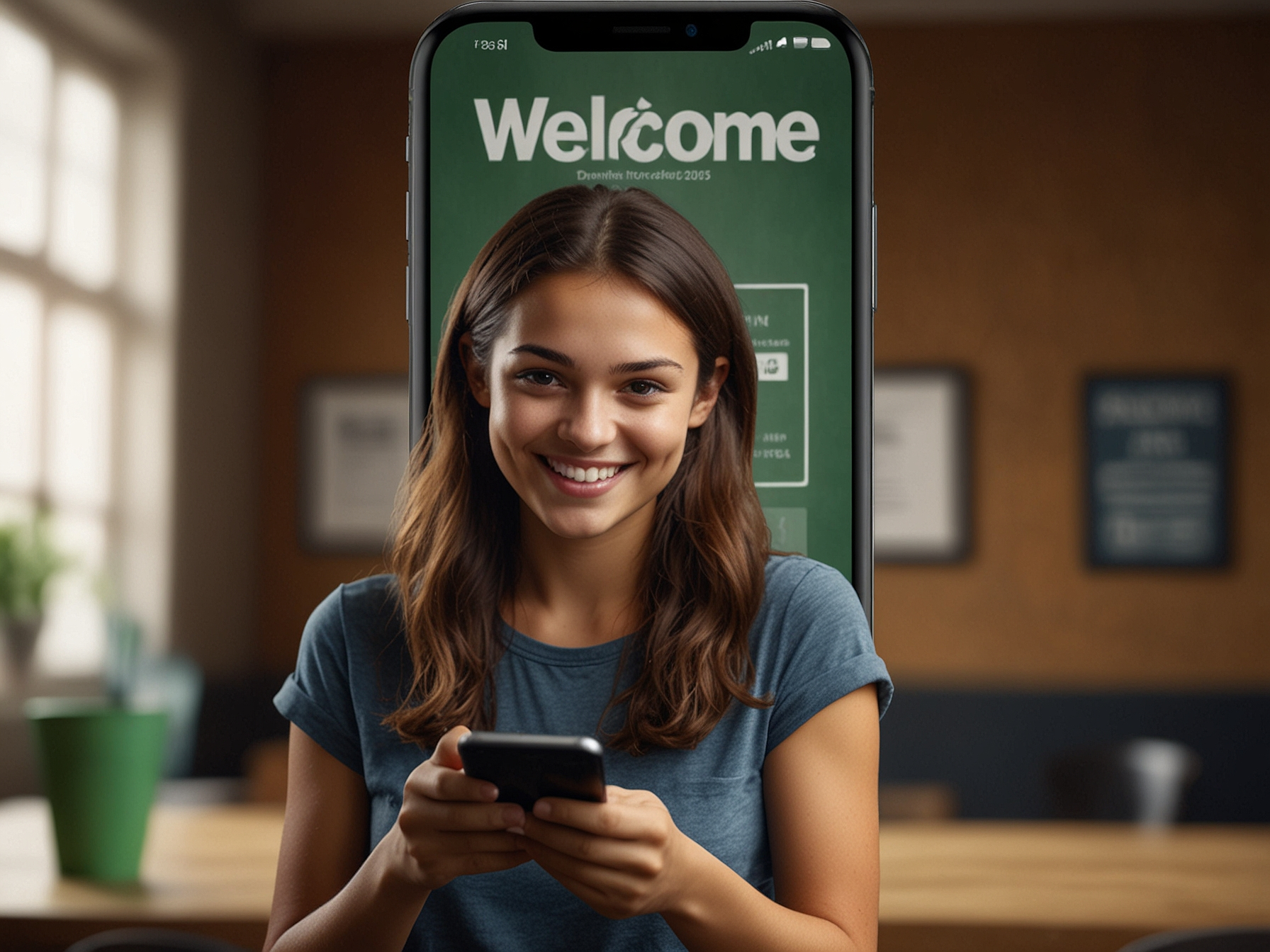 Happy new user registering